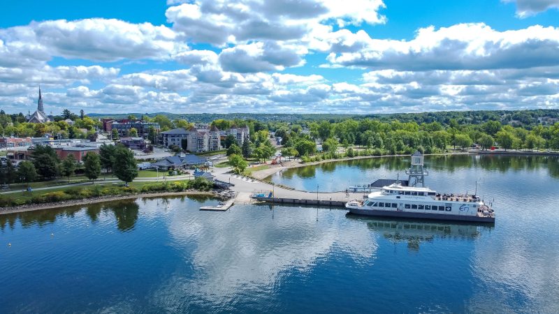 Vue sur Magog